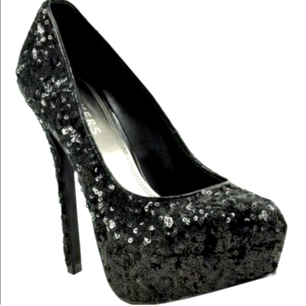 Sequin High Heels